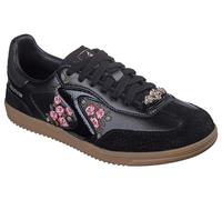 Skechers Hotshot-Fiercely - Tenis Florales para Mujer, Negro/Multi, 38 EU