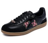 Skechers Hotshot-Fiercely - Tenis Florales para Mujer, Negro/Multi, 40 EU
