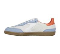 Skechers Hotshot For The Win, Zapatillas Mujer, Light Blue Leather/Multi Trim, 38.5 EU