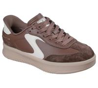 Skechers Hotshot Hi Lifted Luxe, Zapatillas Mujer, Brown Duraleather/Leather/Trim, 42 EU