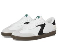 Skechers Hotshot Relegate, Zapatillas Hombre, White Duraleather/Suede/Black Trim, 45 EU