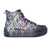 Skechers Hyperlift, Botas Cortas al Tobillo, Negro/Multicolor, 34 EU