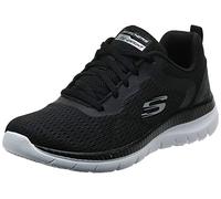 Skechers Imperio-qui, Zapatillas Mujer, Negro, 38 EU