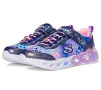 Skechers Infinite Heart Lights, Zapatillas, Azul Marino Multicolor, 30 EU