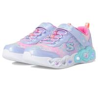 Skechers Infinite Heart Lights - Zapatillas para niña, Lavanda Multicolor, 32 EU