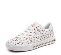 Skechers James Goldcrown: Arch Fit Arcade-Love on Top, Zapatillas Mujer, Blanco/Rojo, 36.5 EU