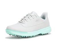 Skechers Jasmine 2 Waterproof Golf Shoes, Zapatillas Mujer, Gris Verde Menta con Pinchos, 41 EU