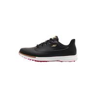 Skechers Jasmine - Tenis de golf impermeables para mujer, Negro/Rosa Sin Espigas, 6