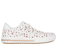 Skechers JGoldcrown: Arch Fit Arcade - Love On Top en Blanco/Rojo, talla 36.5, Vegan