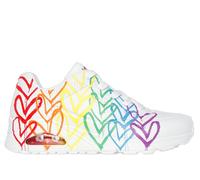 Skechers JGoldcrown: Uno - Full Of Love en Blanco, talla 37.5