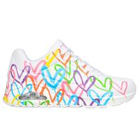 Skechers JGoldcrown: Uno - Highlight Love en Blanco, talla 39