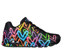 Skechers JGoldcrown: Uno - Highlight Love en Negro, talla 37