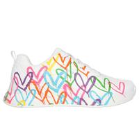 Skechers JGoldcrown: UNO Lite - Heart of Hearts en Blanco, talla 38.5