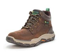 Skechers John Deere: Respected-Landin Botas impermeables de cuero con cordones para hombre, Cocoa, 40 EU