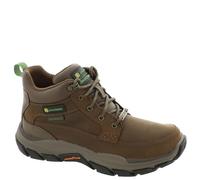 Skechers John Deere: Respected-Landin Waterproof Mid Top Leather Lace Up Boots, Bota Hombre, Cacao, 46 EU