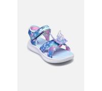 Skechers JUMPSTERS - Sandalia Butterfly Brites, Azul, Talla 40