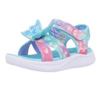 Skechers niña Jumpsters Sandal - Butterfly Brights en Agua, talla 33