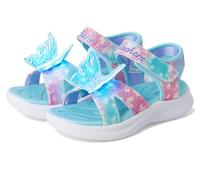 Skechers niña Jumpsters Sandal - Butterfly Brights en Agua, talla 32