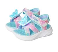 Skechers - Jumpsters Sandal Butterfly Brites, Sandalias planas Bebés niñas, Blue, 33 EU