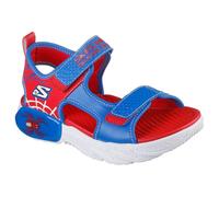 Skechers Jungen Creature-Splash Sandalia, azul/rojo, azul/rojo, 30 EU