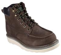 Skechers Kadmiel Grand Creek, Botas Cortas al Tobillo Hombre, Chocolate Leather, 45 EU