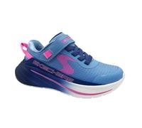 Skechers Gore and Strap Tenis W Mono Mesh Runners para niñas, Purple, 13.5 UK Child