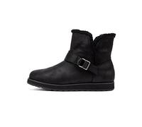 Skechers KEEPSAKES 2.0 CABIN FEELS, Botas de moda para Mujer, Black Microleather, 41 EU