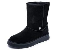 Skechers Keepsakes - Botas de pantorrilla para mujer, Negro/Negro, 39.5 EU