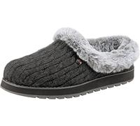 Skechers Keepsakes - Ice Angel, Zapatillas de estar por casa Mujer, Gris (Charcoal), 38 EU