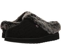 Skechers Keepsakes Ice, Pantuflas Mujer, Black, 37.5 EU Ancho