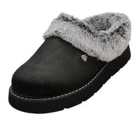 Skechers Keepsakes Lite-Cozy Blend, Pantuflas Mujer, Black Trim, 39 EU