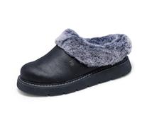 Skechers Pantuflas para mujer Keepsakes Lite-Cozy Blend Negro/Negro Talla 36 EU
