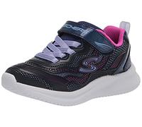 Skechers Kids Girls JUMPSTERS Sneaker, Navy/HOT Pink, 13.5 Little Kid