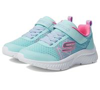 Skechers Kids Girls Microspec Plus-Swirl Sweet Sneaker, Aqua/Pink, 2.5 Little Kid