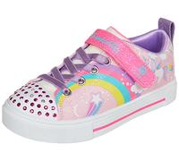 Skechers Kids Girls Twinkle Sparks Sneaker, Light Pink/Multi, 27 EU Little Kid