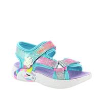 Skechers Kids Girls Unicorn Dreams Sandal Sneaker, Purple/Multi, 5 Toddler