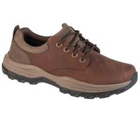 Skechers Knowlson Leland 204920-DKBR - Zapatos bajos, hombre, piel marrón oscuro, marrón, 45 EU