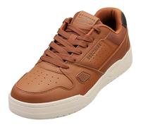 Skechers Koopa Harry Kane Court, Zapatillas Hombre, Chestnut Leather, Suede/Mesh/Brown Trim, 41.5 EU