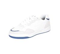 Skechers Koopa Volley Low Lifestyle para Hombre, Piel Blanca de Gamuza Duraleather Mesh N, 41 EU