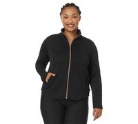 Skechers La Sudadera con Capucha Gowalk Shine Jacket Chaqueta, Negro Intenso, XXL para Mujer