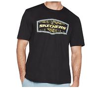 Skechers Latitude tee, Camiseta Hombre, Black,