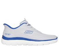 Skechers Leyter Zapatillas Slip On Hombre Gris/Azul, 9-15