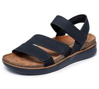 Skechers Lifted Comfort, Sandalia Mujer, Negro, 36 EU