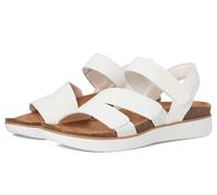 Skechers Lifted Comfort Sandalias para mujer, Blanco, 38 EU