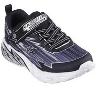 Skechers Light Storm 2.0 Bolt-Brights, Zapatillas, Black & Gray Synthetic/Textile/Silver Tri, 28.5 EU