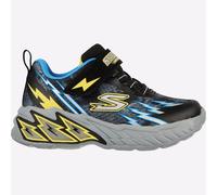 Skechers 400150N BKBL, Zapatillas, Black Textile/Synthetic/Blue & Yellow Trim, 21 EU