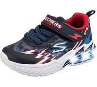 Skechers LIGHT STORM 2.0, Zapatillas Deportivas Niños, Azul (Navy Textile & Synthetic/ Red & White Trim), 22 EU