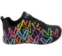 Skechers Lite Heart of Hearts Mujer Negro 38.5