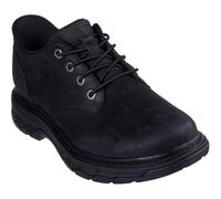 Skechers Lockett Gustav - Zapatos de piel para hombre, con cordones, color negro, Black, 43 EU