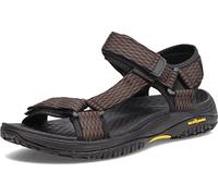Skechers LOMELL RIP TIDE, Sandalias para Hombre, Brown Mesh, 44 EU